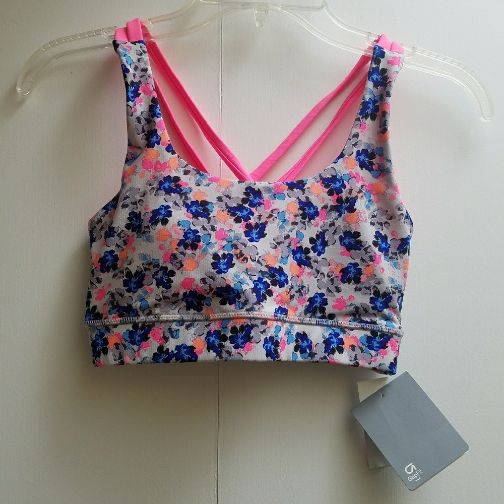 Floral GapFit Sports Bra